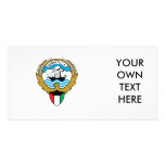 Kuwait Coat of Arms Personalized Photo Card