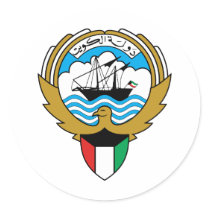 Kuwait Coat of Arms Sticker