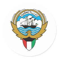 Kuwait coat of arms stickers