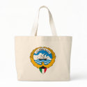 Kuwait Coat of Arms Tote Bag
