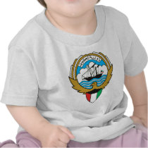 Kuwait coat of arms t-shirts