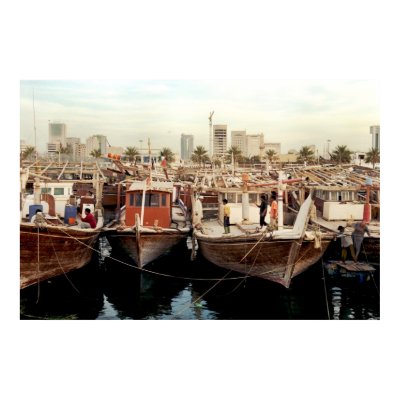 Kuwait Dohs Print by Costales