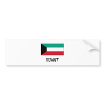 Kuwait Flag bumper stickers