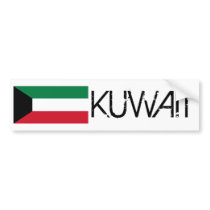 Kuwait Flag Bumper Sticker