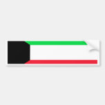 Kuwait Flag Bumper Sticker