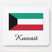 Kuwait Flag Design mousepads