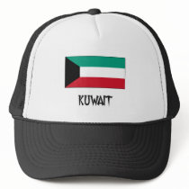 Kuwait Flag Trucker Hats