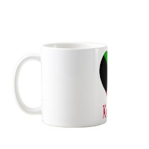 Kuwait Flag Heart mugs