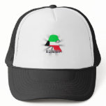 Kuwait Flag Map 2.0 hats