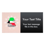 Kuwait Flag Map 2.0 Photo Card Template