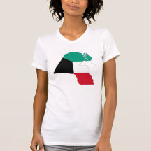 Kuwait Flag Map Shirts