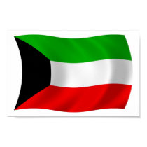 Kuwait Flag Poster Print by LivingFlags2 Kuwait Flag Poster Print
