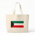 Kuwait Flag Tote Bag