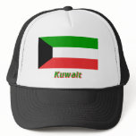 Kuwait Flag with Name hats