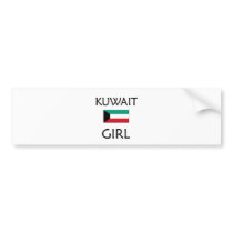 KUWAIT GIRL bumper stickers