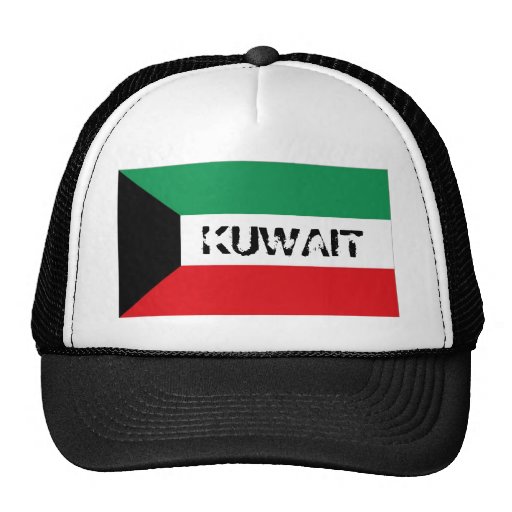 Kuwait kuwaiti flag souvenir hat Zazzle