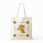 Kuwait Map Flag Border Bag