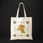 Kuwait Map Flag Border Bag