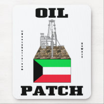 Kuwait Oil Patch,Kuwaiti Flag,Mousepad,Oil Rig
