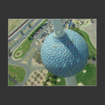 Kuwait towers Birdseye view postcards