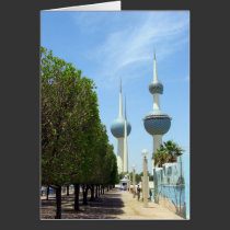 Kuwait towers cards