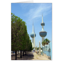 Kuwait towers cards