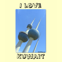 Kuwait towers - I love Kuwait t-shirts