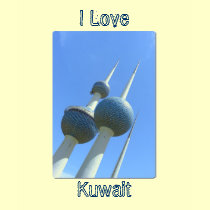 Kuwait towers - I love Kuwait t-shirts