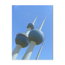 Kuwait towers postcards