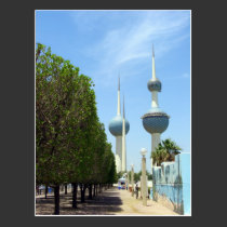 Kuwait Towers - Symbol of Kuwait postcards