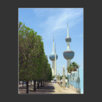 Kuwait Towers - Symbol of Kuwait postcards