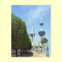 Kuwait Towers - Symbol of Kuwait postcards