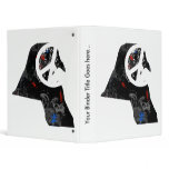 Kuwait Trendy Peace Sign with Kuwaiti map binders