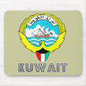 Kuwaiti Emblem mousepads