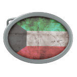 Kuwaiti Flag Belt Buckles