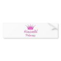 Kuwaiti Princess bumper stickers