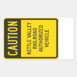 KVR Authorized Vehicle Sticker