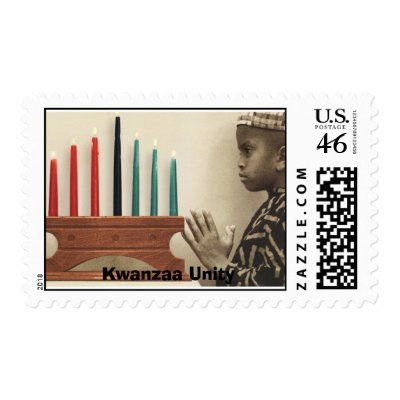 Kwanzaa 2, Kwanzaa Unity Stamps by dellyfinearts