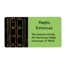 Kwanzaa Address Labels