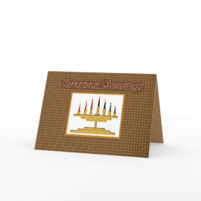 Kwanzaa Blessings Greeting Card by StarStock
