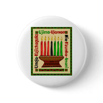 KWANZAA buttons by Kwanzaa KWANZAA buttons