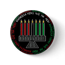 Kwanzaa button by holiday_tshirts Kwanzaa button