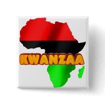 Kwanzaa button by holiday_tshirts Kwanzaa button