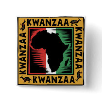 Kwanzaa button by holiday_tshirts Kwanzaa button