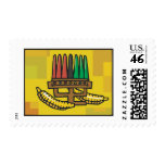 Kwanzaa Candles and Corn Postage