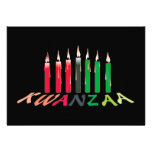 Kwanzaa Candles Invitation