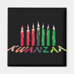 Kwanzaa Candles Refrigerator Magnet
