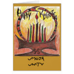 kwanzaa card, Umoja Unity