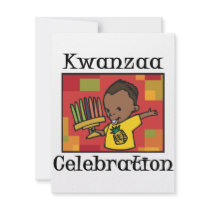 Kwanzaa Celebration boy Custom Invite