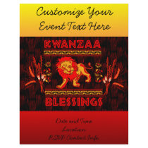 Kwanzaa Dancers Custom Flyer